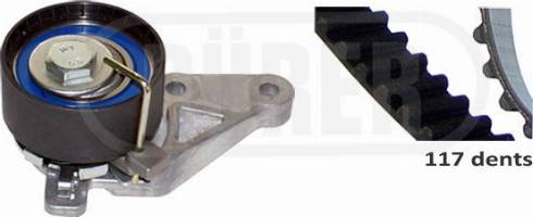 DÜRER 141160 - Set curea de distributie aaoparts.ro