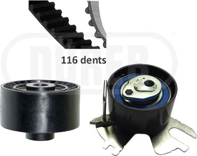 DÜRER 121026 - Set curea de distributie aaoparts.ro