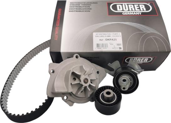 DÜRER DKPA25 - Set pompa apa + curea dintata aaoparts.ro