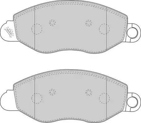 Duron DBP241461 - Set placute frana,frana disc aaoparts.ro