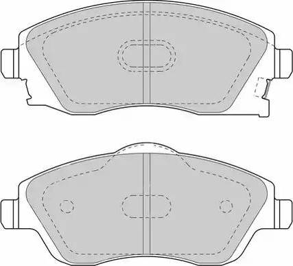 Duron DBP251424 - Set placute frana,frana disc aaoparts.ro