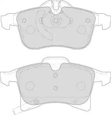 Duron DBP251640 - Set placute frana,frana disc aaoparts.ro