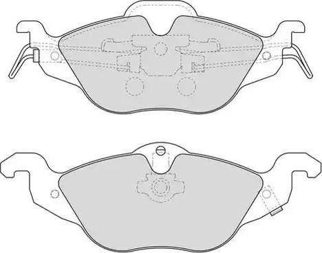 Duron DBP251293 - Set placute frana,frana disc aaoparts.ro