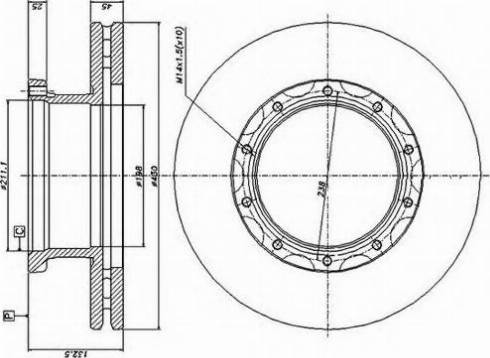 Duron DCR145A - Disc frana aaoparts.ro