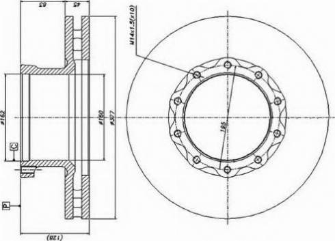 Duron DCR147A - Disc frana aaoparts.ro