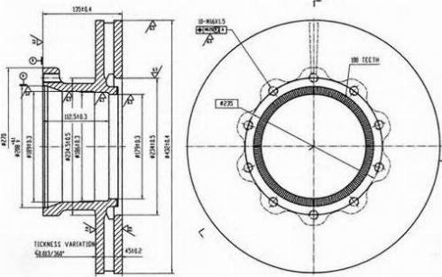 Duron DCR161A - Disc frana aaoparts.ro
