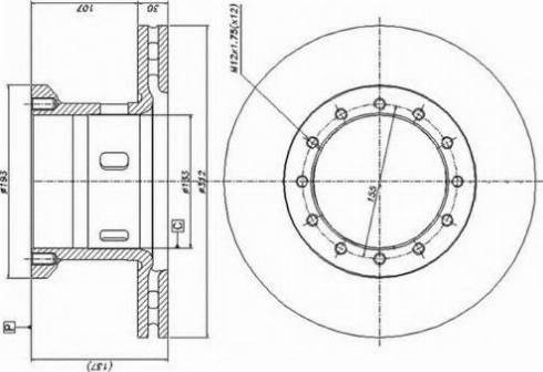 Duron DCR102A - Disc frana aaoparts.ro