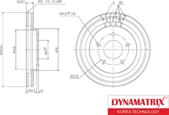 Dynamatrix DBD1599 - Disc frana aaoparts.ro