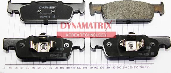 Dynamatrix DBP4615 - Set placute frana,frana disc aaoparts.ro