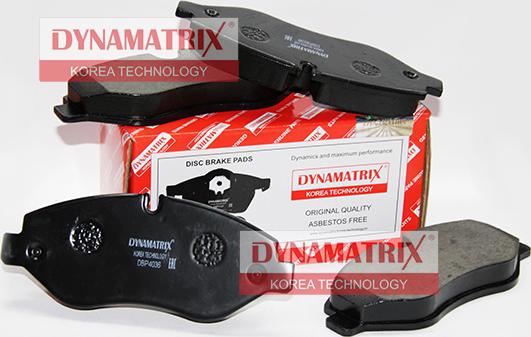 Dynamatrix DBP4036 - Set placute frana,frana disc aaoparts.ro