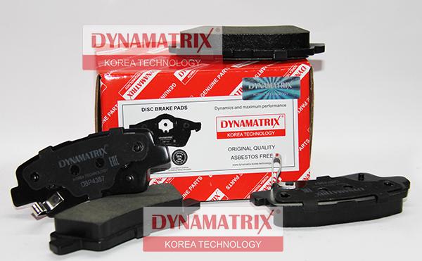 Dynamatrix DBP4387 - Set placute frana,frana disc aaoparts.ro