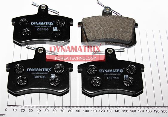 Dynamatrix DBP596 - Set placute frana,frana disc aaoparts.ro
