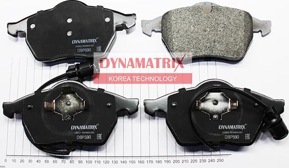 Dynamatrix DBP590 - Set placute frana,frana disc aaoparts.ro