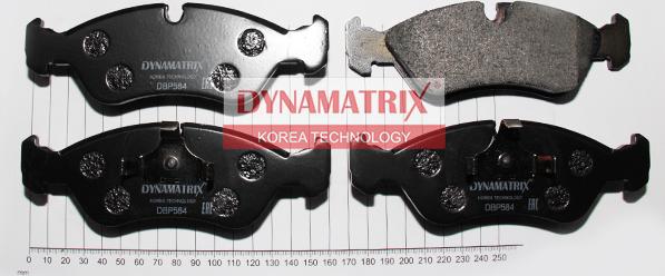 Dynamatrix DBP584 - Set placute frana,frana disc aaoparts.ro