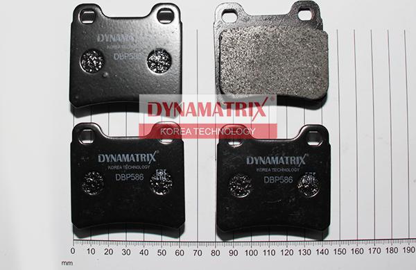 Dynamatrix DBP586 - Set placute frana,frana disc aaoparts.ro