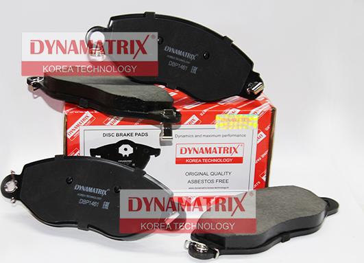 Dynamatrix DBP1461 - Set placute frana,frana disc aaoparts.ro
