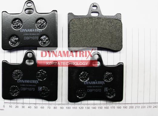 Dynamatrix DBP1070 - Set placute frana,frana disc aaoparts.ro