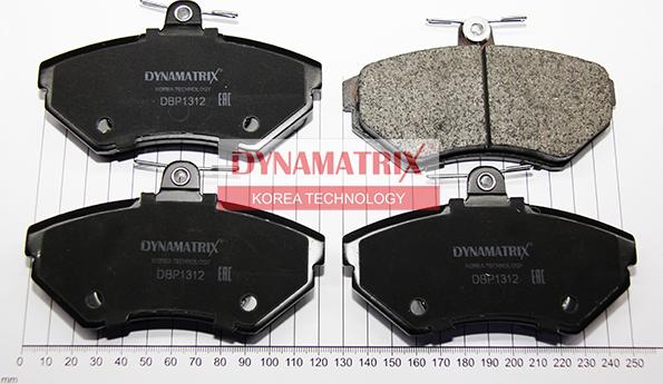 Dynamatrix DBP1312 - Set placute frana,frana disc aaoparts.ro