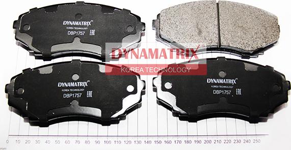 Dynamatrix DBP1757 - Set placute frana,frana disc aaoparts.ro
