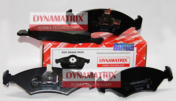 Dynamatrix DBP206 - Set placute frana,frana disc aaoparts.ro