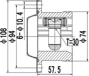 Dynamatrix DCV661006 - Set articulatie, planetara aaoparts.ro