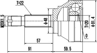 Dynamatrix DCV817005 - Set articulatie, planetara aaoparts.ro