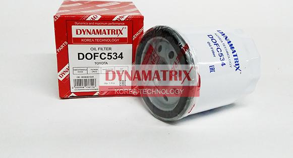 Dynamatrix DOFC534 - Filtru ulei aaoparts.ro