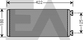 EACLIMA 45C45004 - Schimbator caldura, incalzire habitaclu aaoparts.ro