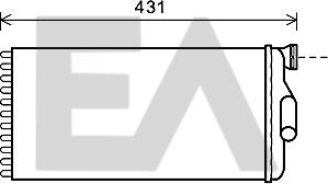 EACLIMA 45C45005 - Schimbator caldura, incalzire habitaclu aaoparts.ro