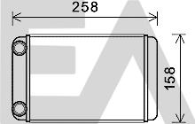 EACLIMA 45C54038 - Schimbator caldura, incalzire habitaclu aaoparts.ro