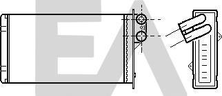 EACLIMA 45C55015 - Schimbator caldura, incalzire habitaclu aaoparts.ro