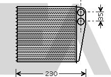 EACLIMA 45C77017 - Schimbator caldura, incalzire habitaclu aaoparts.ro