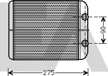 EACLIMA 45C77020 - Schimbator caldura, incalzire habitaclu aaoparts.ro