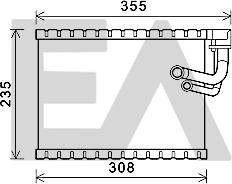 EACLIMA 43B02009 - Evaporator,aer conditionat aaoparts.ro