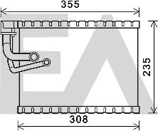 EACLIMA 43B02010 - Evaporator,aer conditionat aaoparts.ro