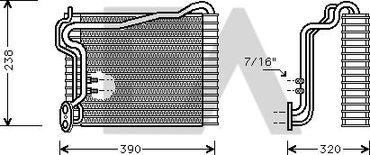 EACLIMA 43B02012 - Evaporator,aer conditionat aaoparts.ro