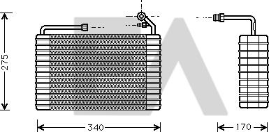 EACLIMA 43B14001 - Evaporator,aer conditionat aaoparts.ro