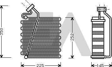 EACLIMA 43B12004 - Evaporator,aer conditionat aaoparts.ro