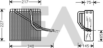 EACLIMA 43B77002 - Evaporator,aer conditionat aaoparts.ro
