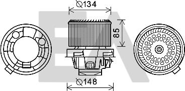 EACLIMA 42A55006 - Electromotor, ventilatie interioara aaoparts.ro