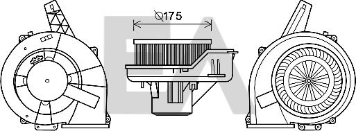 EACLIMA 42A67002 - Electromotor, ventilatie interioara aaoparts.ro