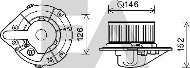 EACLIMA 42A02012 - Electromotor, ventilatie interioara aaoparts.ro