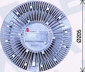 EACLIMA 35C45D17 - Paleta ventilator, racire motor aaoparts.ro