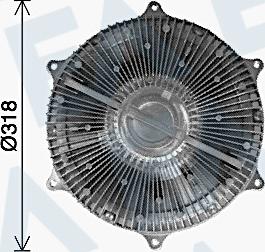 EACLIMA 35C76D12 - Paleta ventilator, racire motor aaoparts.ro