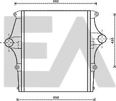 EACLIMA 36A47018 - Intercooler, compresor aaoparts.ro