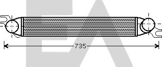 EACLIMA 36A07027 - Intercooler, compresor aaoparts.ro