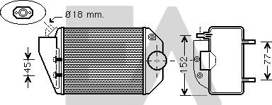 EACLIMA 36A77022 - Intercooler, compresor aaoparts.ro