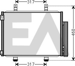 EACLIMA 30C69019 - Condensator, climatizare aaoparts.ro