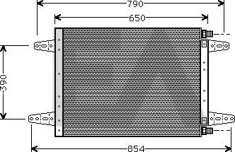 EACLIMA 30C63001 - Condensator, climatizare aaoparts.ro