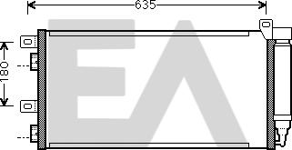 EACLIMA 30C07042 - Condensator, climatizare aaoparts.ro